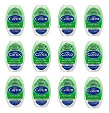 Carex Aloe Vera Antibacterial Hand Sanitiser Gel, 12x50ml Bottles - BRAND NEW