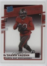 2020 Chronicles Clearly Donruss Rated Rookie Red 44/199 Ke'Shawn Vaughn 0j15