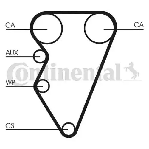 Wellenset + Wasserpumpe CT708WP1 CONTINENTAL CTAM für MG ROVER LOTUS FSO - Bild 2 von 8