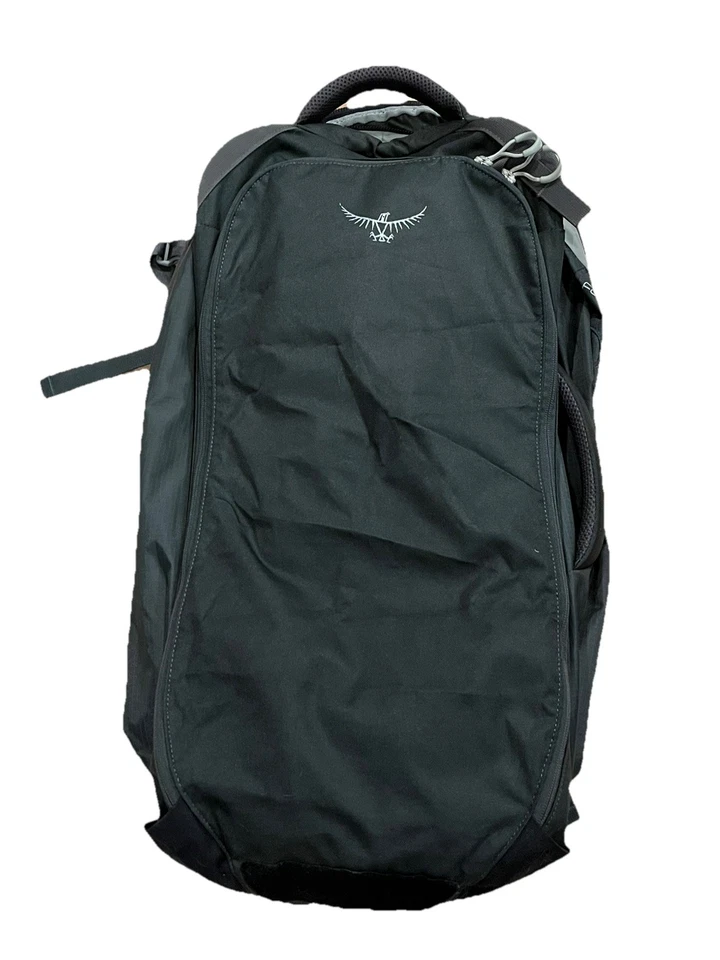 Mochila gris oscuro Osprey Farpoint 55 para hombre senderismo/viaje Foto 2 de 4