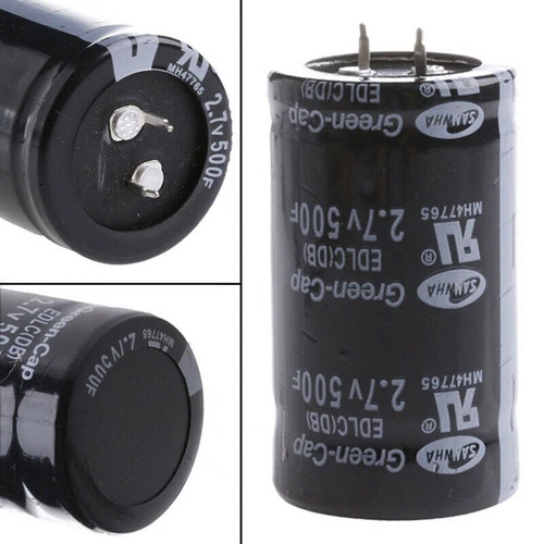 Brand New High Quality Farah Super Capacitor Capacitance 2.7V 35mm*60mm 500F