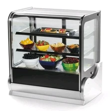 36" Vollrath RDE8236 Countertop Cooler Display Curved Glass With Rear Access!!
