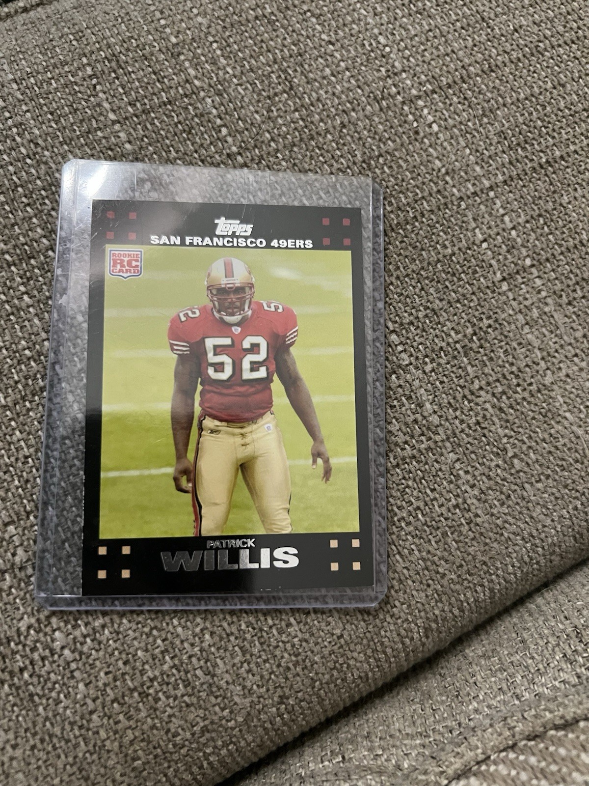2007 Topps Chrome Refractor - Patrick Willis #362 Rookie 49ers