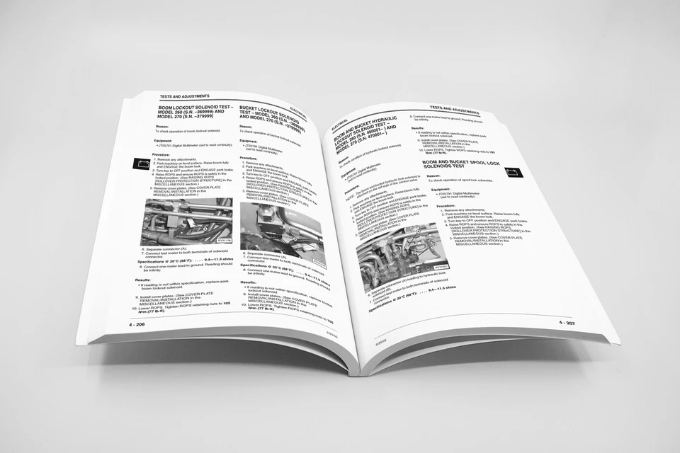 Manual de reparo de serviço técnico John Deere 675, 675B minicarregadeira - TM1374 - Imagem 3 de 4