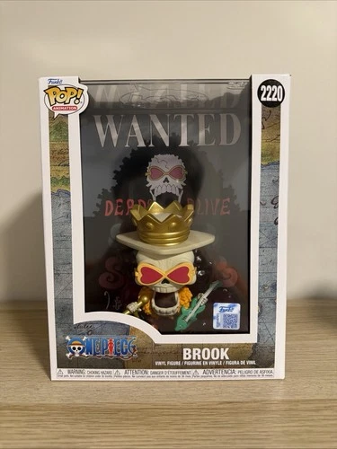 Funko Pop One Piece Wanted Poster Brook #2220 - TargetCon Exclusive - w/barcode