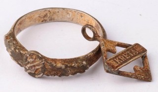 Paratrooper's ring WW2 Pendant WWII Battle of Crete Operation Mercury Greece Set