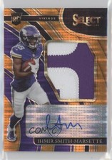 2021 Panini Select Neon Orange Pulsar Prizm /25 Ihmir Smith-Marsette Auto 0ub8