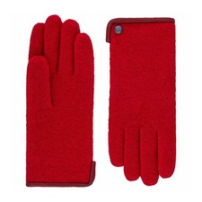 Roeckl Walkhandschuhe Damen Red Winterhandschuhe Schurwolle Witterungsbeständig 