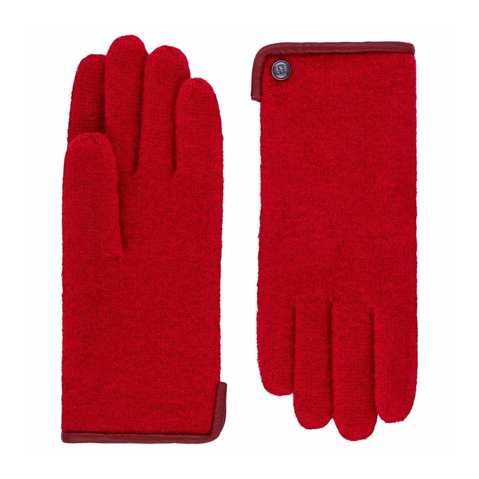 Roeckl Walkhandschuhe Damen Red Winterhandschuhe Schurwolle Witterungsbeständig - Bild 1 von 1