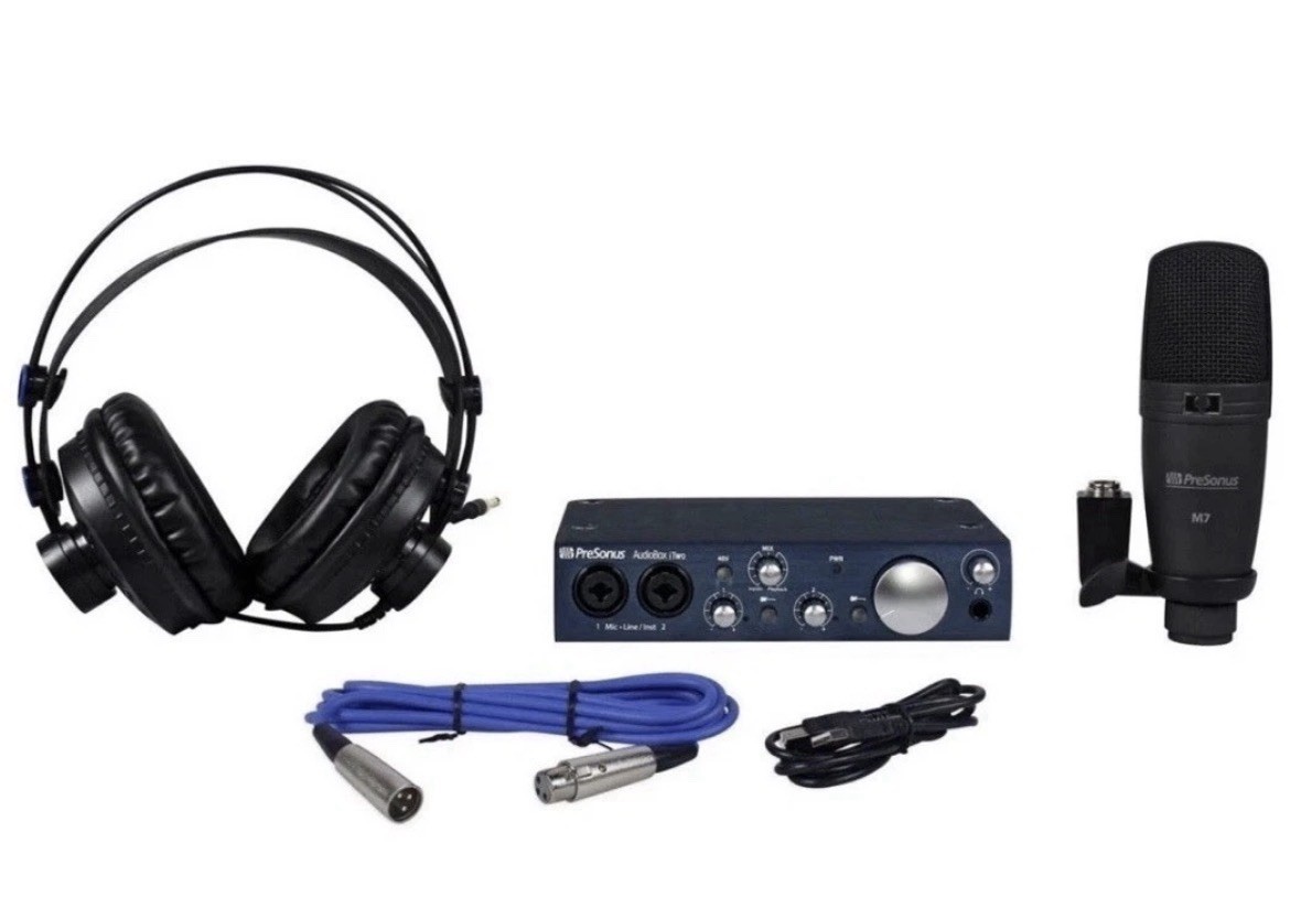 PreSonus AudioBOX iTwo/M7マイク/HD7ヘッドフォン Presonus AudioBox iTwo Studio | AudioBox iTwo HD7 Headphones M7