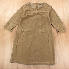 The Territory Ahead women's corduroy dress 14 faded brown southwest vtg