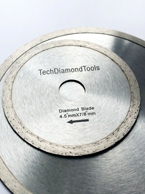 TechDiamondTools 4.5 inch Diamond Continuous Saw Blade