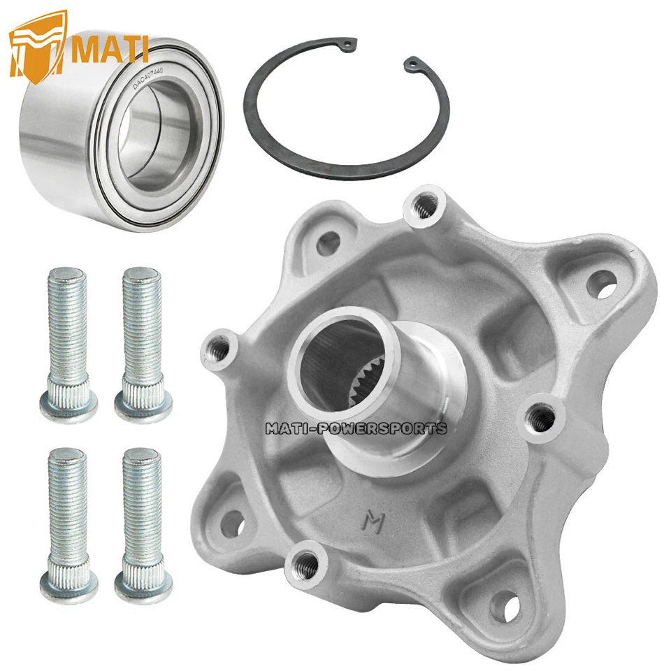 Buje de rueda trasera y cojinete y puños para Polaris Sportsman 400 450 500 570 600 700 800 Foto 3 de 4