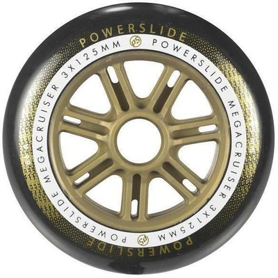 Powerslide Mega Cruiser Wheel 125mm 86a Gold Each