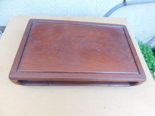 Big Antique Chinese Hand Made Redwood Display Stand Tea Table 19"X12”
