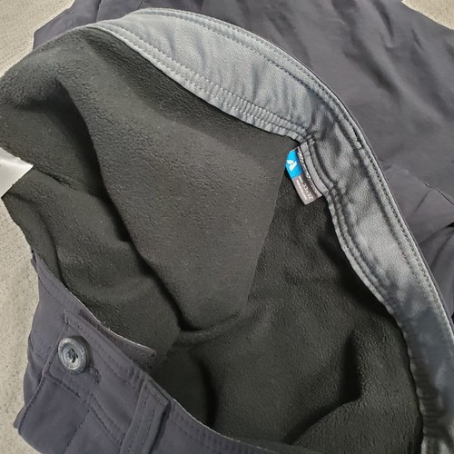 Eddie Bauer First Ascent Hose Herren 33x32 schwarz Fleece gefüttert Outdoor Wandern - Bild 11 von 12