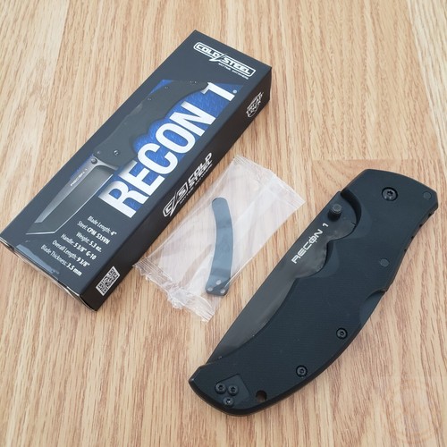Cold Steel Recon 1 Folding Knife 4" CPM S35VN Steel Blade Black G-10 Handle - Picture 12 of 12