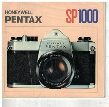 1970s Pentax SP 1000 Camera Brochure
