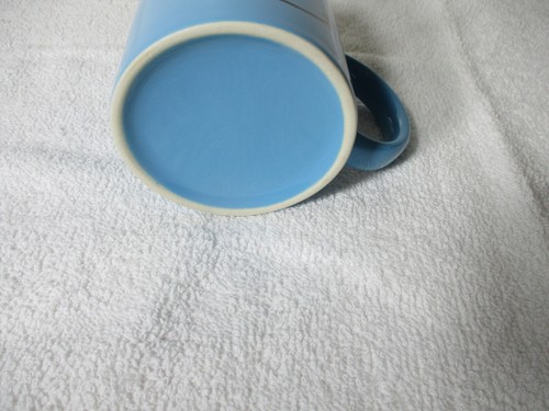 3D SMILING FACE BLUE COFFEE MUG TEA CUP 3D NOSE SMILING - Picture 7 of 7