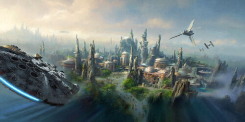 Star Wars Planet - CANVAS OR PRINT WALL ART - Picture 2 of 2