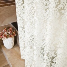 Extra Large Shower Curtain Waterproof Privacy Bathroom Curtain Mildew Resistant