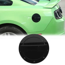 Filler Fuel Door Tank Gas Cap Cover Trim Black for Ford Mustang 10-14Accessories