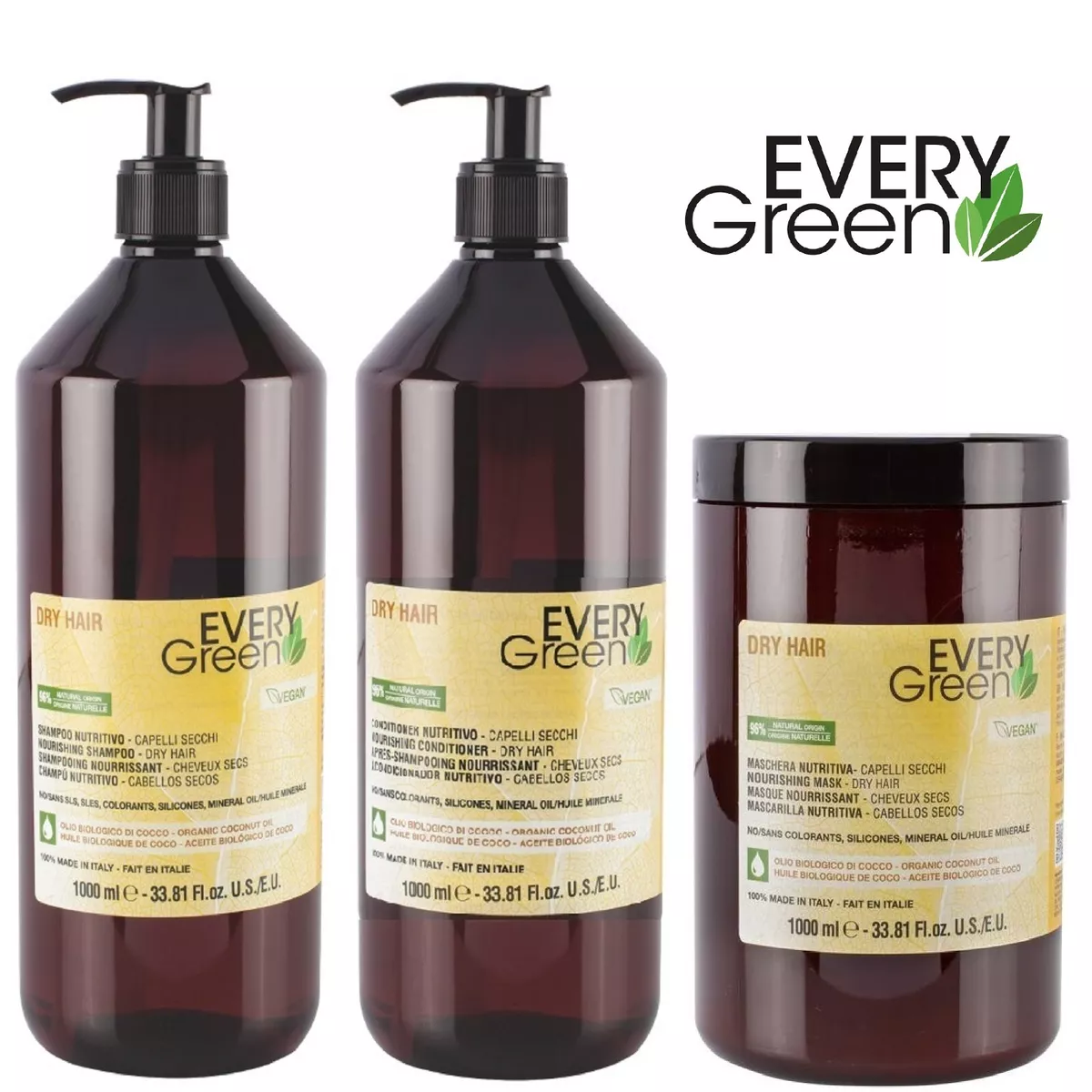 DIKSON EVERY GREEN DRY HAIR SHAMPOO BALM NUTRITIOUS DRY HAIR MASK