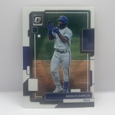 2022 Panini Donruss Optic Baseball Adolis Garcia Base #137 Texas Rangers