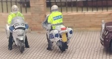 00 Gauge 1:76 Resin Hand painted figure 1 x  SEG escort Police Bike & Rider