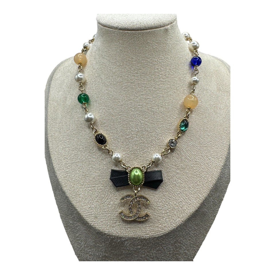 Chanel choker necklace authentic ( 6.5 to 9 inches) used twice. eBay