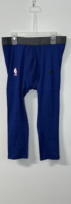 NBA Nike Pro Elite Padded Compression Tights X-Large Blue AT9764-495