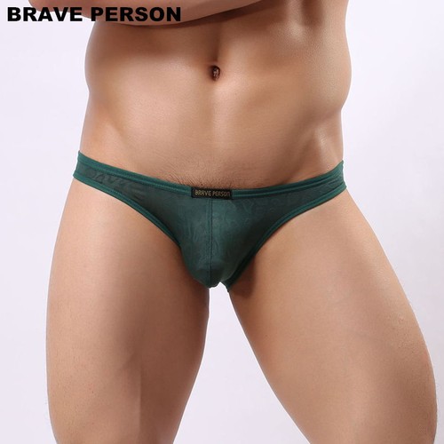 Neu Brave Person Transparent Herren Mode Spitze Unterwäsche Slip Bikini S M L XL - Bild 14 von 16