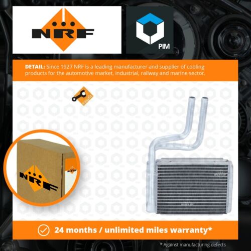 Heater Matrix fits JAGUAR X TYPE X400 2.2D 05 to 09 QJBA Exchanger Interior NRF