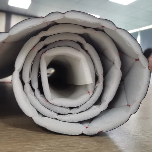 63'' Quilted Faux Leather Foam Fabric Waterproof Car Upholstery Sewing Material - Picture 11 of 12