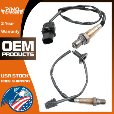 2*New Up & Downstream Oxygen Sensors For 2013-2017 Hyundai Elantra GT 1.8L 2.0L