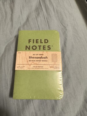 Sealed Field Notes FNC-28 (Fall 2015): Shenandoah