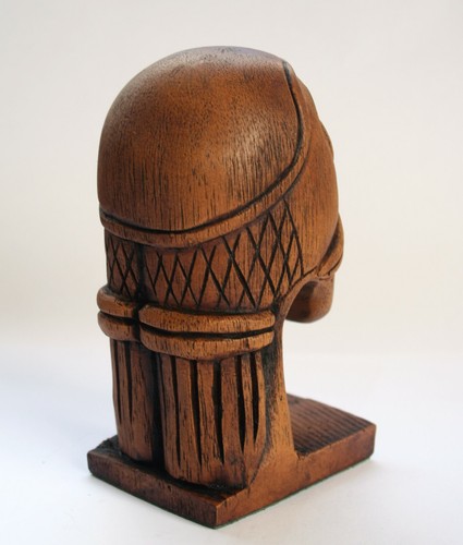 Viking Head Reproduction Oseberg Cart Norse Museum Ornament Scandinavian Carved - Picture 6 of 9