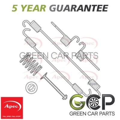 Apec Rear Brake Shoes Fitting Kit Fits Captur Clio Kangoo 207 Duster 430861