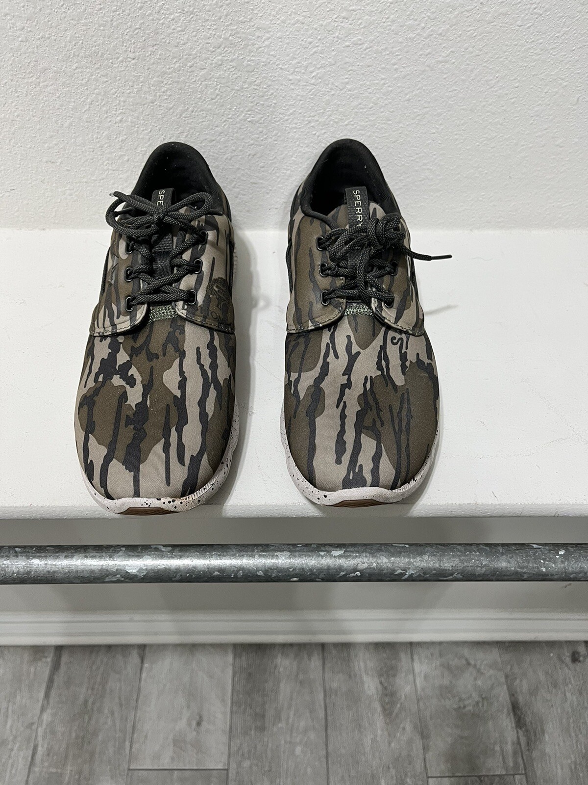 Men’s Sperry Bottomland Camo Boat Shoes Size 11 Gem