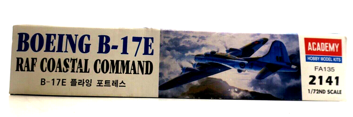 航空機・ヘリコプター Academy Boeing B-17E RAF Coastal 1/72 Academy 1/72 Boeing B-17E RAF Coastal Command Model Kit | eBay