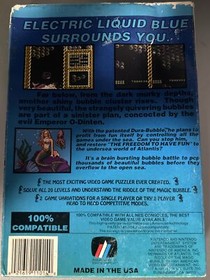 Mermaids of Atlantis The Riddle of the Magic Bubble Nintendo NES w/ Box & Sleeve