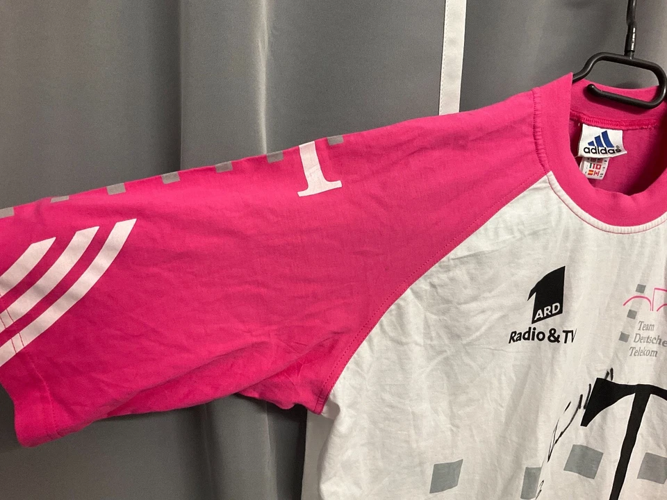 NOS TEAM TELEKOM T-MOBILE adidas Trikot Shirt L orig. 7x signature Unterschrift - Bild 3 von 4
