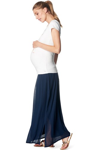 NEW - Esprit - You & Me Vintage Print Tee in White - Maternity Tee - Picture 9 of 12