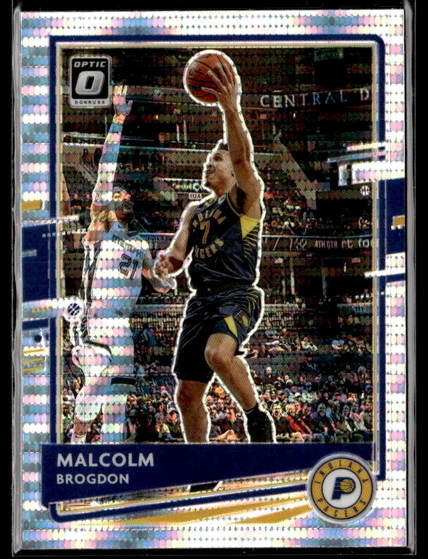 2020-21 Panini Donruss Optic Malcolm Brogdon Pulsar Holo Prizm #59 Pacers