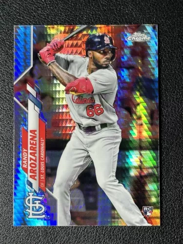 2020 Topps Chrome Randy Arozarena RC Prism Refractor #49