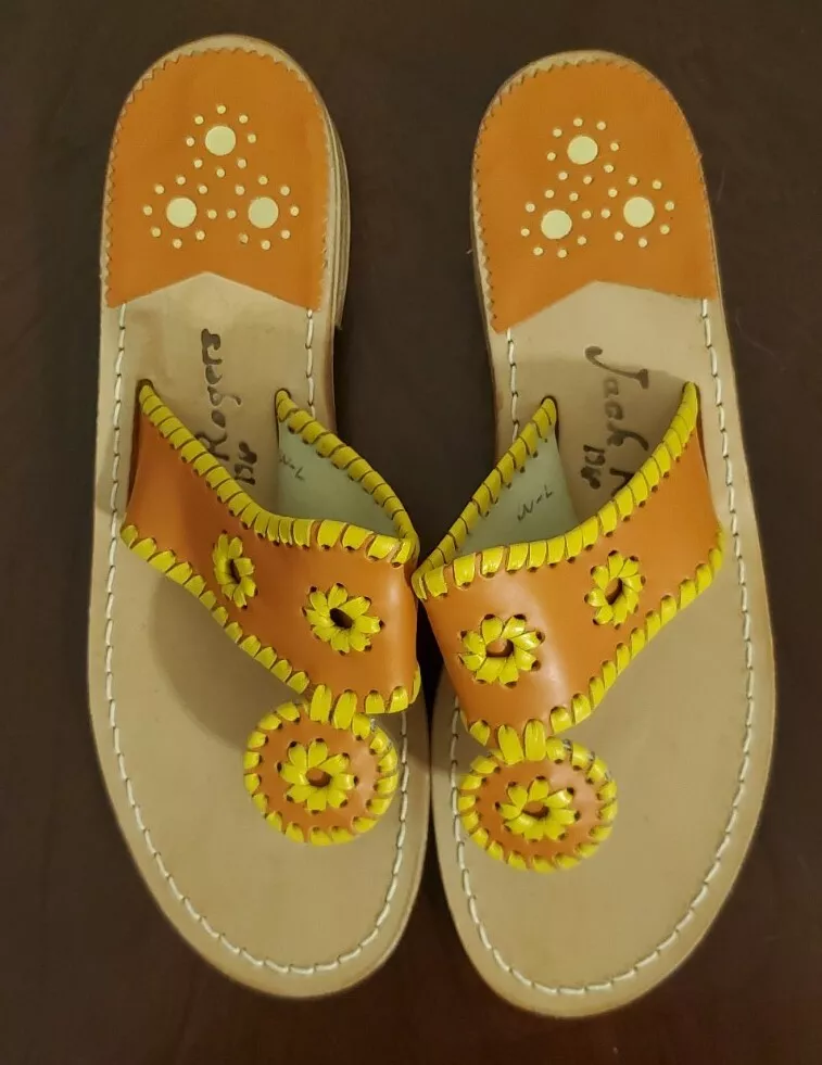 Jack rogers orange sandals 2025