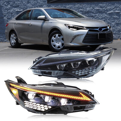 Paar LED Scheinwerfer für Toyota Camry 2015 2016 2017 Sequential Animation Lampe