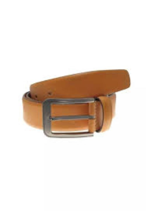 Perry Ellis Solid Leather Tan Belt 32 3890₽