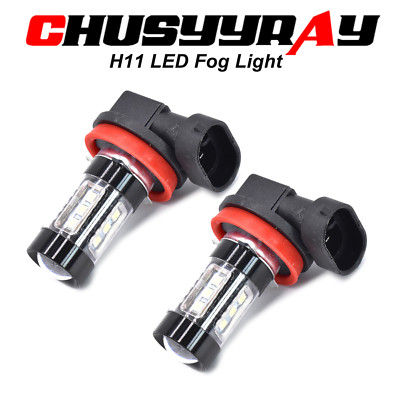 Pair H8 H11 LED Fog Light Bulbs White For Nissan Maxima 2007 2008-2018
