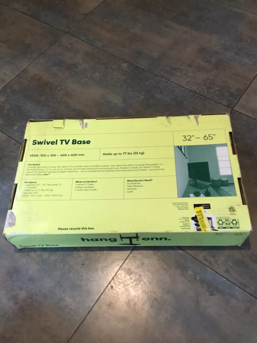 Hang on swivel tv base deals